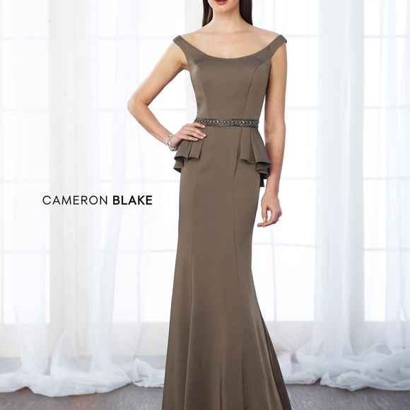 Dresses & Skirts - Women's Elegant Brown Dress